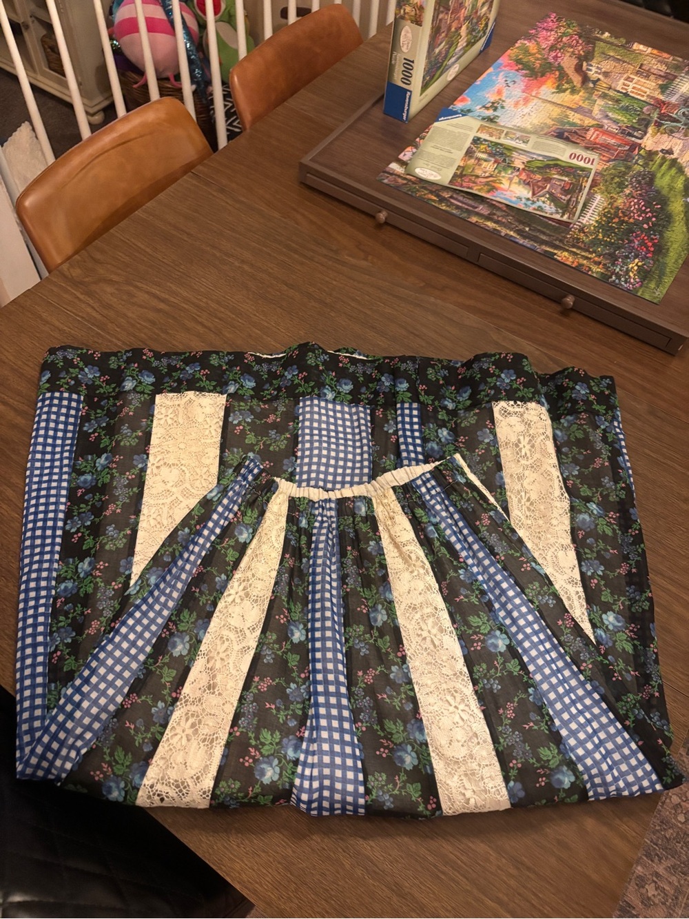 Vintage skirt patchwork chessa Davis